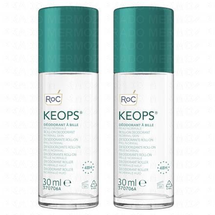 ROC KEOPS D&eacute;odorant &agrave; bille (2*30 ml)