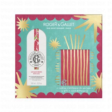 ROGER & GALLET Coffret Eau Parfumée Gingembre Rouge 100ml