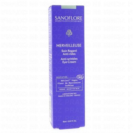 SANOFLORE Merveilleuse - Soin Regard Anti-rides Bio 15ml