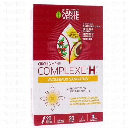 SANTÉ VERTE Circulymphe Complexe H 20 sticks