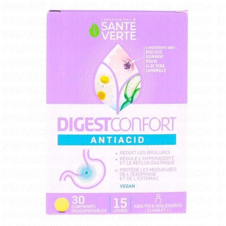 SANTE VERTE Digest Confort Antiacid 30 comprim&eacute;s