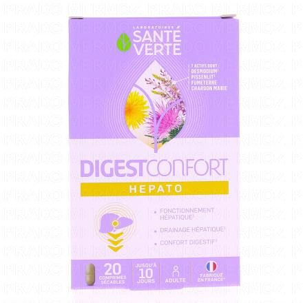 SANT&Eacute; VERTE Digest confort Hepato 20 comprim&eacute;s