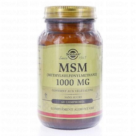 SOLGAR MSM 1000 mg x60 Comprim&eacute;s