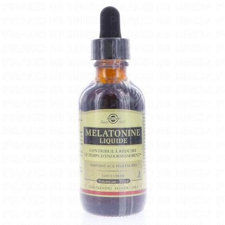 SOLGAR M&eacute;latonine liquide go&ucirc;t cerise 59ml