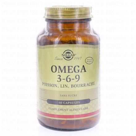 SOLGAR Omega 3-6-9 60 g&eacute;lules