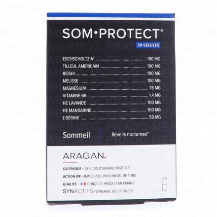 ARAGAN Synactifs - Som Actifs Bio Sommeil 30 g&eacute;lules