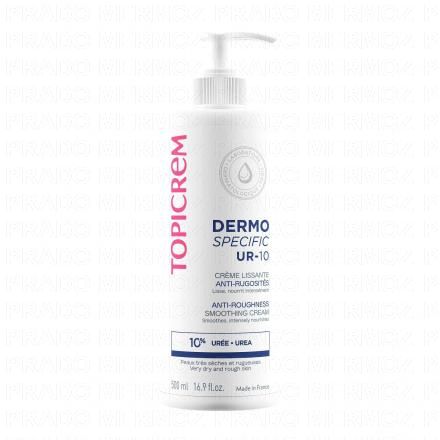 TOPICREM UR-10 Cr&egrave;me lissante anti-rugosit&eacute;s flacon pompe 500ml