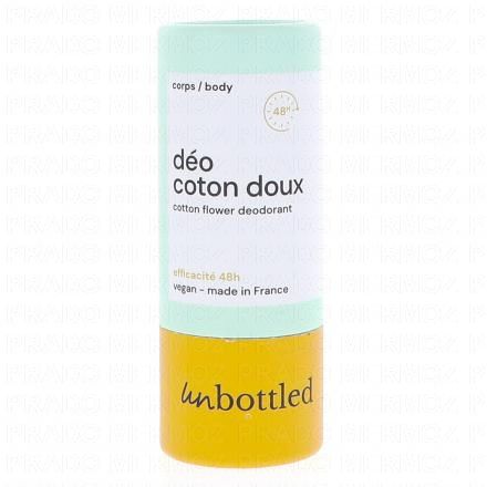 UNBOTTLED D&eacute;odorant Stick Coton Doux 50g