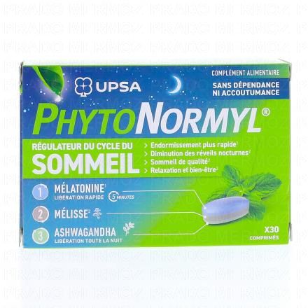UPSA PhytoNormyl R&eacute;gulateur du Cycle du Sommeil x30 comprim&eacute;s