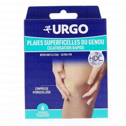 URGO Cicatrisation rapide genou 6 pansements