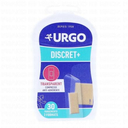 URGO Discret +Bo&icirc;te de 30 pansements 2 formats
