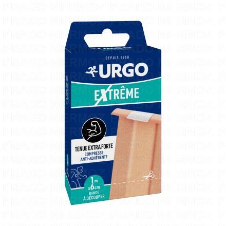 URGO Extr&ecirc;me Pansement tenue extra forte (bande &agrave; d&eacute;couper 1m x 6cm)