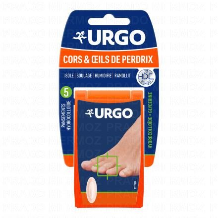 URGO Pansement traitement cors et oeils de perdrix x5