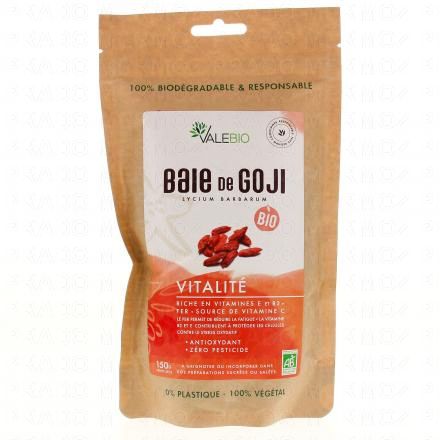 VALEBIO Super fruits baie de goji séchées (sachet 150g)