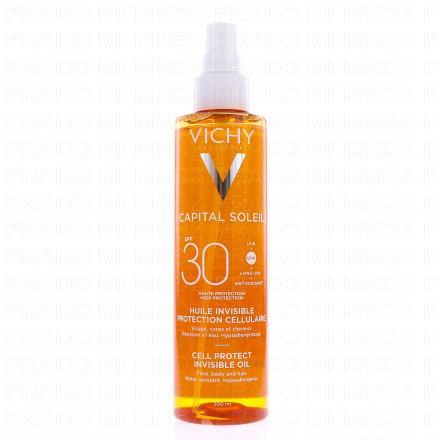 VICHY Capital Soleil - Huile Invisible Protection Cellulaire SPF30 200ml