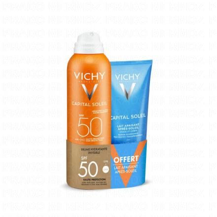VICHY Capital Soleil brume hydratante invisible SPF50 (+ lait apr&egrave;s-soleil 100ml offert)