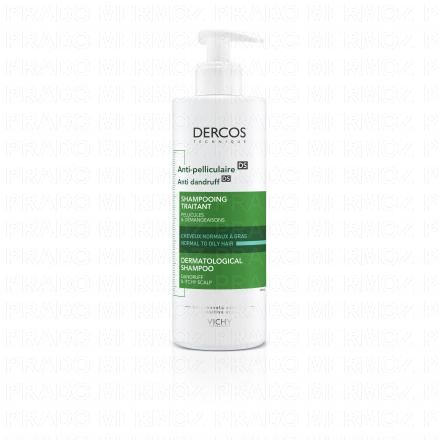 VICHY Dercos anti-pelliculaire - Shampooing traitant cheveux normaux &agrave; gras (390ml)