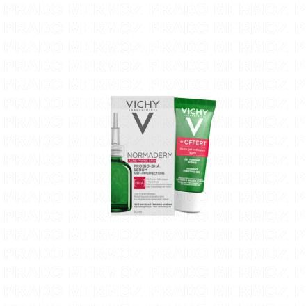 VICHY Normaderm probio-bha - (sérum anti-imperfections 30 ml + gel nettoyant purifiant profond 50 ml offert)