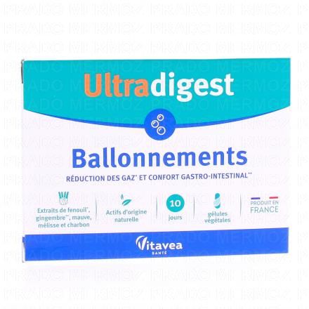 VITAVEA UltraDigest - Ballonnements (x30 gélules)