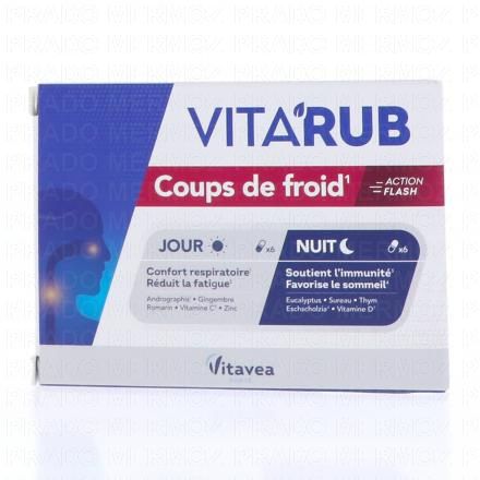 VITAVEA VitaRub Coups de froid x12 g&eacute;lules