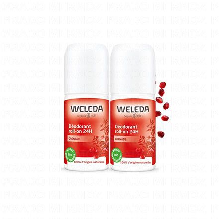 WELEDA Grenade - Déodorant roll-on (flacon 50ml x2)