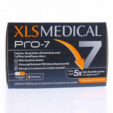 XLS MEDICAL Pro-7 Capteur de graisses alimentaires 180 g&eacute;lules